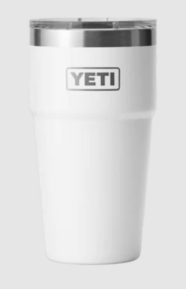 YETI RAMBLER 20OZ STACKABLE CUP WITH MAGLSIDER LID [Cl:WHITE]
