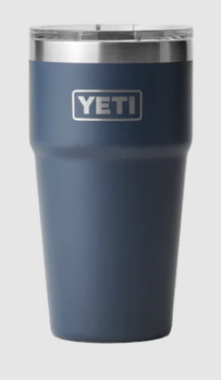 YETI RAMBLER 20OZ STACKABLE CUP WITH MAGLSIDER LID [Cl:NAVY]