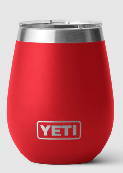 YETI RAMBLER 10OZ WINE TUMBLER WITH MAGSLIDER LID [Cl:RESCUE RED]