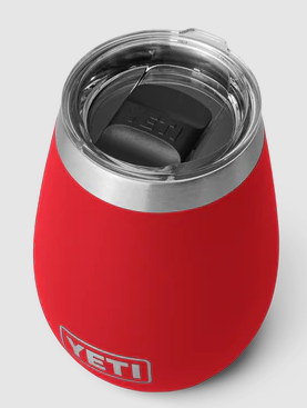 YETI RAMBLER 10OZ WINE TUMBLER WITH MAGSLIDER LID [Cl:RESCUE RED]