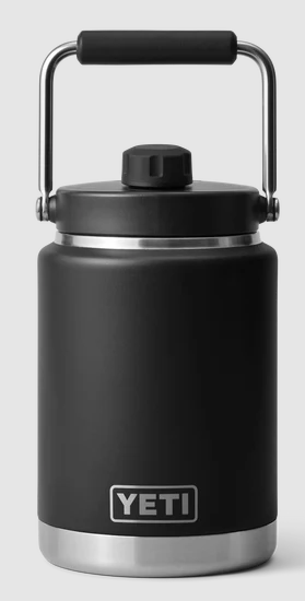 YETI RAMBLER HALF GALLON JUG [Cl:BLACK]