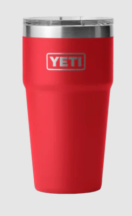 YETI RAMBLER 20OZ STACKABLE CUP WITH MAGLSIDER LID [Cl:RESCUE RED]