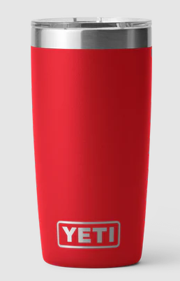 YETI RAMBLER 10OZ TUMBLER WITH MAGSLIDER LID [Cl:RESCUE RED]