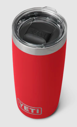 YETI RAMBLER 10OZ TUMBLER WITH MAGSLIDER LID [Cl:RESCUE RED]