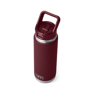 YETI RAMBLER 26OZ STRAW BOTTLE LIMITED EDITION WILD VINE RED