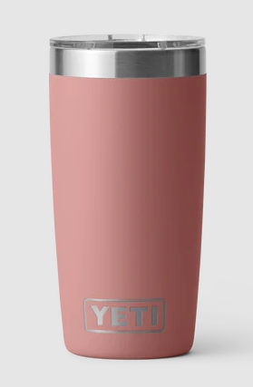 YETI RAMBLER 10OZ TUMBLER WITH MAGSLIDER LID LIMITED EDITION SANDSTONE PINK