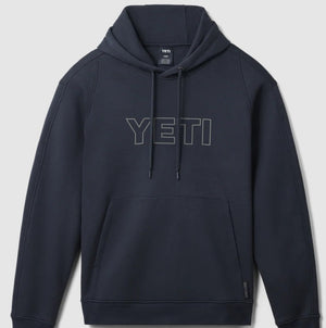 YETI FLEECE HOODIE NAVY SMALL