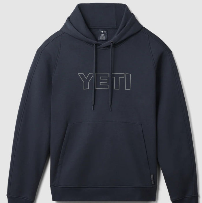 YETI FLEECE HOODIE NAVY SMALL