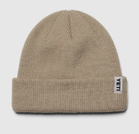 YETI BADGE BEANIE TAUPE