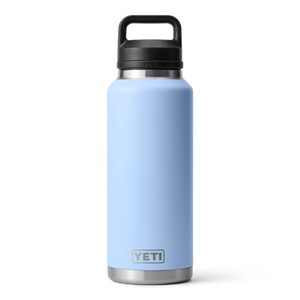 YETI RAMBLER 46OZ BOTTLE WITH CHUG CAP LIMITED EDITION BIG SKY BLUE