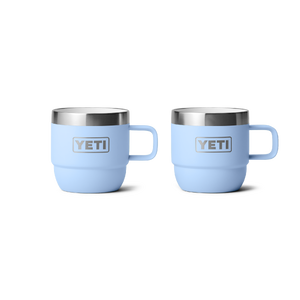 YETI RAMBLER 6OZ ESPRESSO MUG 2PK LIMITED EDITION BIG SKY BLUE