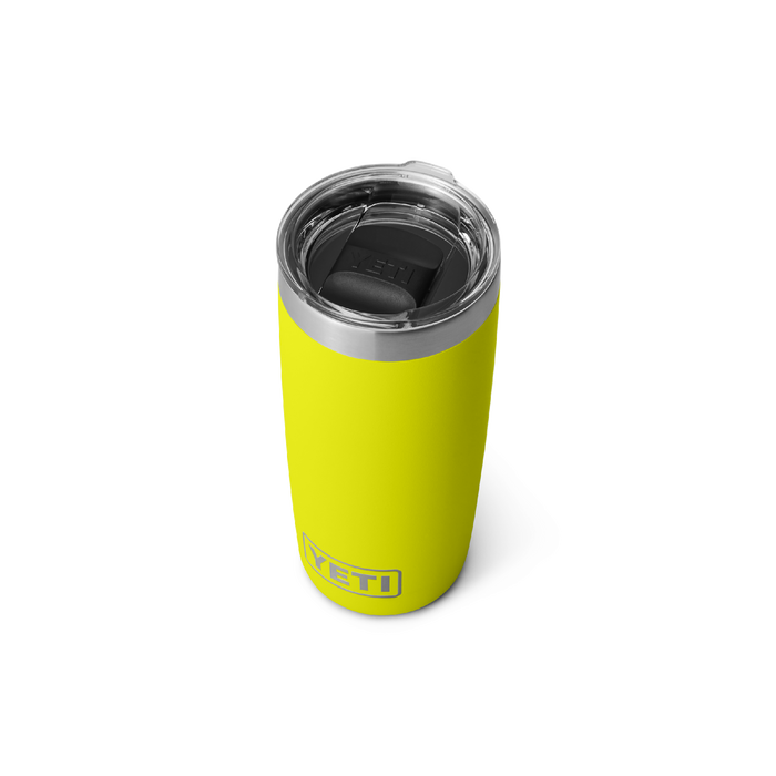 YETI RAMBLER 10OZ TUMBLER WITH MAGSLIDER LID LIMITED EDITION FIREFLY YELLOW