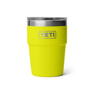 YETI RAMBLER 16OZ STACKABLE CUP WITH MAGSLIDER LID LIMITED EDITION FIREFLY YELLOW