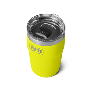 YETI RAMBLER 16OZ STACKABLE CUP WITH MAGSLIDER LID LIMITED EDITION FIREFLY YELLOW