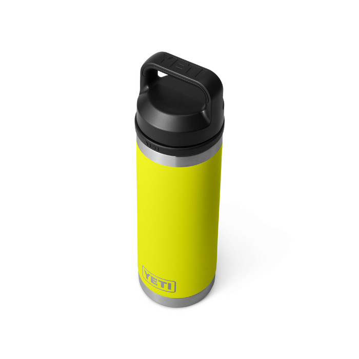 YETI RAMBLER 18OZ BOTTLE WITH CHUG CAP LIMITED EDITION FIREFLY YELLOW