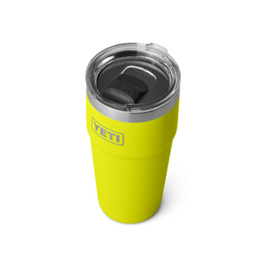 YETI RAMBLER 20OZ STACKABLE CUP WITH MAGSLIDER LID LIMITED EDITION FIREFLY YELLOW