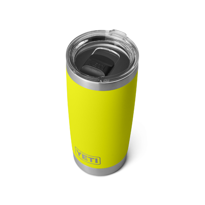 YETI RAMBLER 20OZ TUMBLER WITH MAGSLIDER LID LIMITED EDITION FIREFLY YELLOW