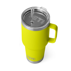 YETI RAMBLER 35OZ STRAW MUG LIMITED EDITION FIREFLY YELLOW