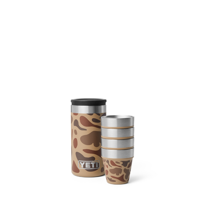 YETI SHOT GLASSES & CASE LIMITED EDITION WETLANDS CAMO