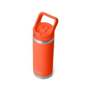 YETI RAMBLER 18OZ STRAW BOTTLE LIMITED EDITION PAPAYA