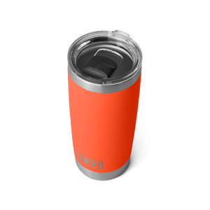 YETI RAMBLER 20OZ TUMBLER WITH MAGSLIDER LID LIMITED EDITION PAPAYA