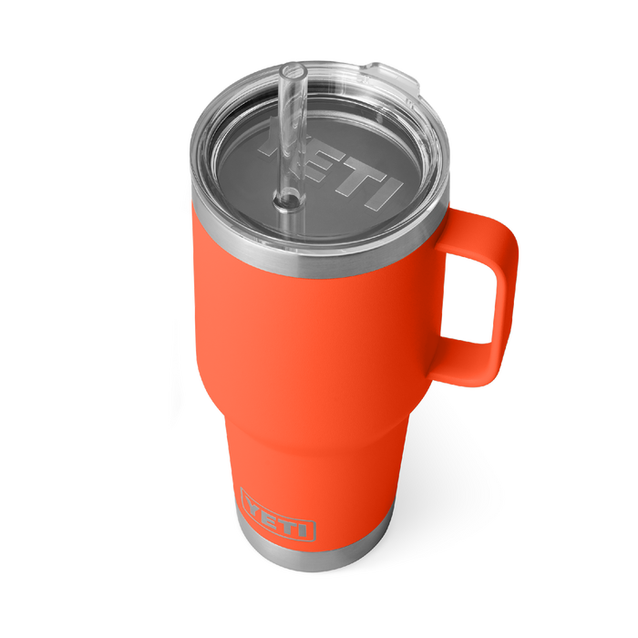 YETI RAMBLER 35OZ STRAW MUG LIMITED EDITION PAPAYA