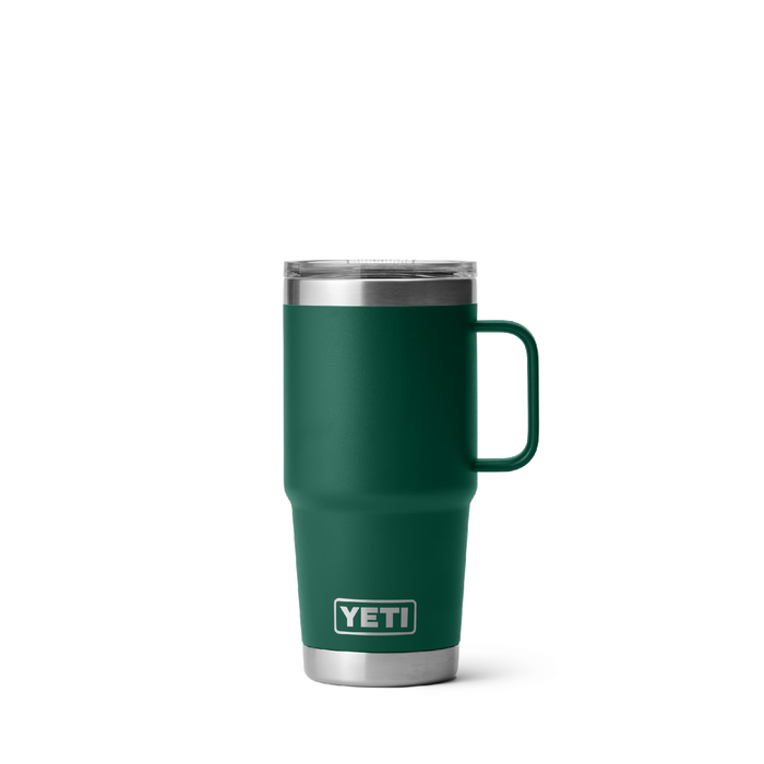 YETI RAMBLER 20OZ TRAVEL MUG WITH STRONGHOLD LID LIMITED EDITION BLACK FOREST GREEN