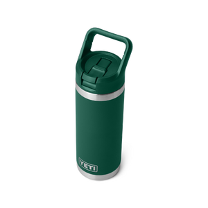 YETI RAMBLER 18OZ STRAW BOTTLE LIMITED EDITION BLACK FOREST GREEN