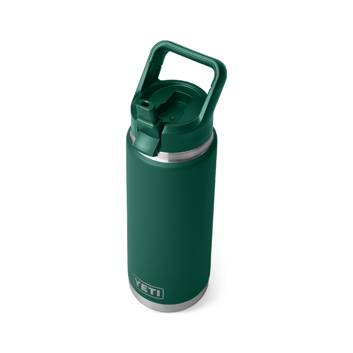 YETI RAMBLER 26OZ STRAW BOTTLE LIMITED EDITION BLACK FOREST GREEN