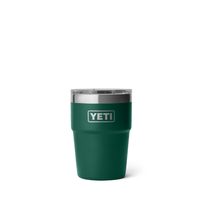 YETI RAMBLER 16OZ STACKABLE CUP WITH MAGSLIDER LID LIMITED EDITION BLACK FOREST GREEN