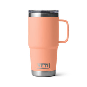 YETI RAMBLER 20OZ TRAVEL MUG WITH STRONGHOLD LID LIMITED EDITION LOWCOUNTRY PEACH