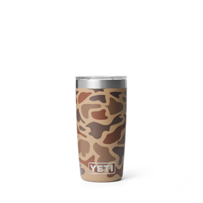 YETI RAMBLER 10OZ TUMBLER WITH MAGSLIDER LID LIMITED EDITION WETLANDS CAMO
