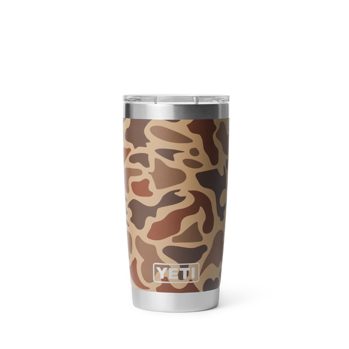 YETI RAMBLER 20OZ TUMBLER WITH MAGSLIDER LID LIMITED EDITION WETLANDS CAMO