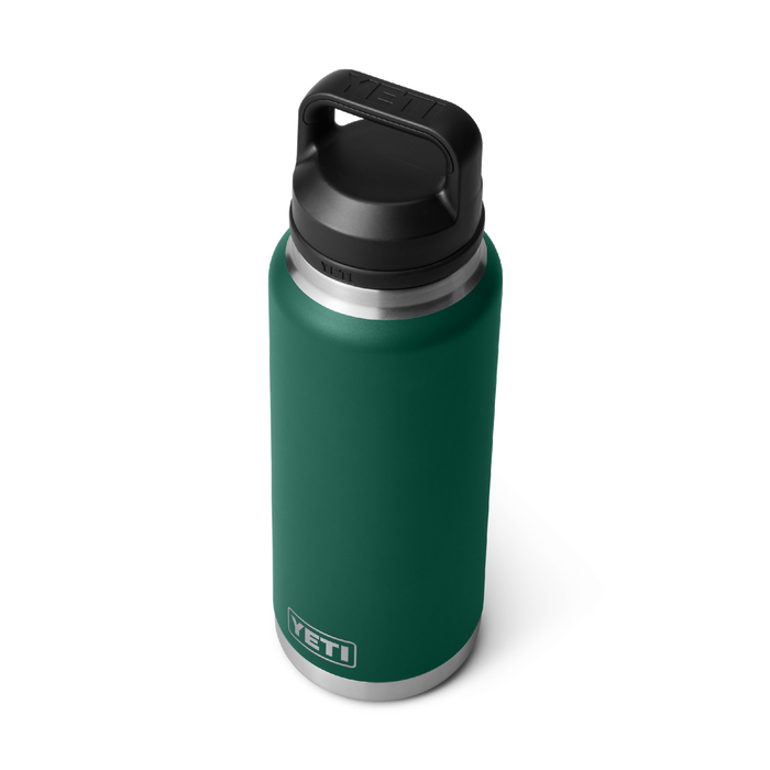 YETI RAMBLER 36OZ BOTTLE WITH CHUG CAP LIMITED EDITION BLACK FOREST GREEN