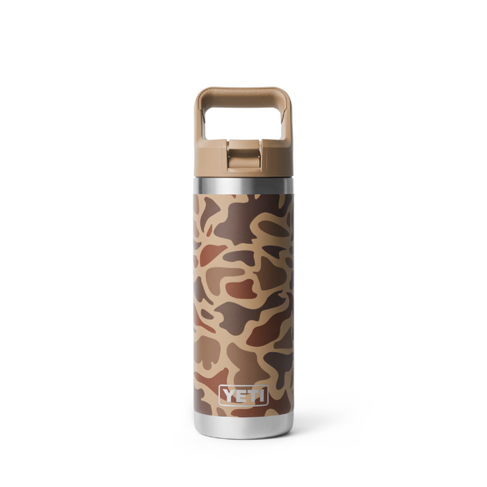 YETI RAMBLER 18OZ STRAW BOTTLE LIMITED EDITION WETLANDS CAMO