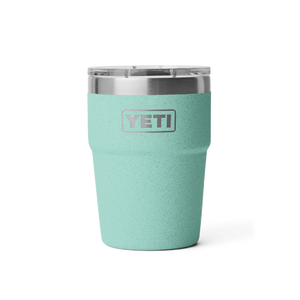 YETI RAMBLER 16OZ STACKABLE CUP WITH MAGSLIDER LID LIMITED EDITION SEA STONE