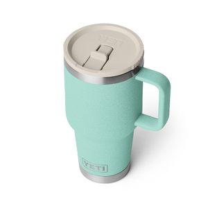 YETI RAMBLER 30OZ TRAVEL STRAW MUG LIMITED EDITION SEA STONE