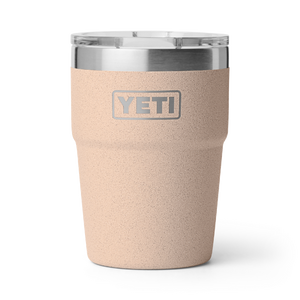 YETI RAMBLER 16OZ STACKABLE CUP WITH MAGSLIDER LID LIMITED EDITION TAHINI