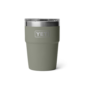 YETI RAMBLER 16OZ STACKABLE CUP WITH MAGSLIDER LID LIMITED EDITION PAMPAGREEN