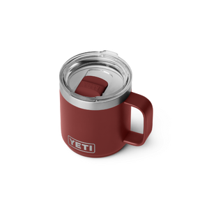 YETI RAMBLER 10OZ STACKABLE MUG WITH CERAMIC LINING LIMITED EDITION STAG RED