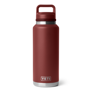 YETI RAMBLER 46OZ BOTTLE WITH CHUG CAP LIMITED EDITION STAG RED