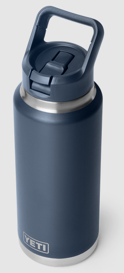YETI RAMBLER 36OZ STRAW BOTTLE [Cl:NAVY]