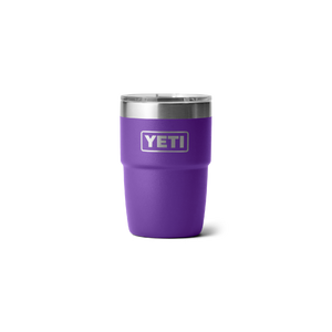 YETI RAMBLER 8OZ STACKABLE CUP WITH MAGLSLIDER LID CERAMIC LINED LIMITED EDITION PACE PURPLE