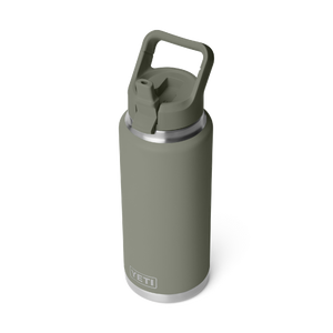 YETI RAMBLER 36OZ STRAW BOTTLE LIMITED EDITION PAMPA GREEN