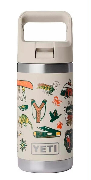 YETI RAMBLER JR 12OZ BOTTLE LIMITED EDITION CAPE SUMMER CAMP