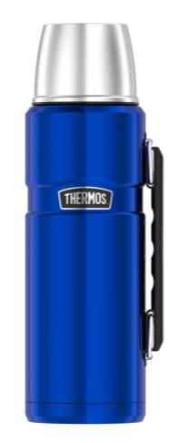 THERMOS 1.2L KING  STAINLESS STEEL FLASK [Cl:ROYAL BLUE]