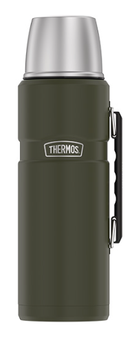 THERMOS 2LT KING STAINLESS STEEL FLASK [Cl:MATTE ARMY GREEN]