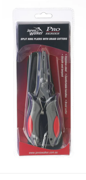 JARVIS WALKER PRO SERIES STRAIGHT PLIERS WITH BRAID CUTTERS SS