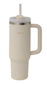 AVANTI HYDROQUENCH 1LT INSULATED TUMBLER WITH 2 LIDS [Cl:SAND DUNE]