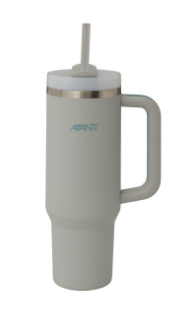 AVANTI HYDROQUENCH 1LT INSULATED TUMBLER WITH 2 LIDS [Cl:GREY MIST]